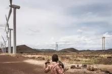 Lake Turkana Wind Power farm, northern Kenya 