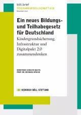 Cover des boell.briefs "Ein neues Bildungs- und Teilhabegesetz für Deutschland"